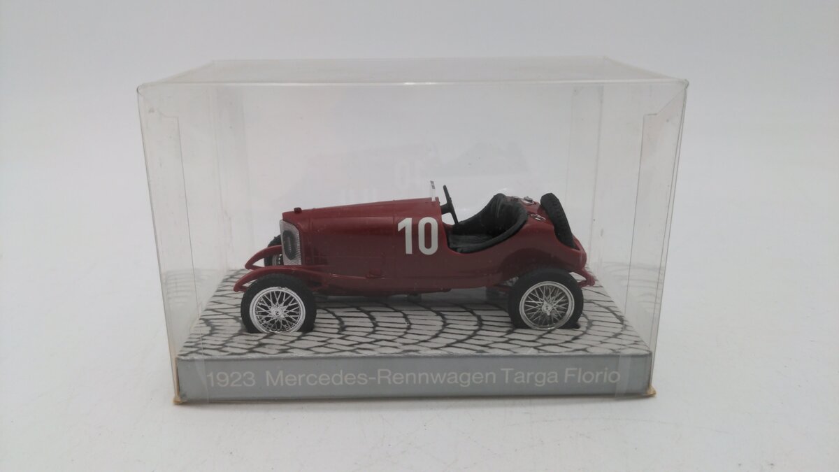 Mercedes Benz 1923 1:43 Scale Maroon Mercedes-Rennwagen Targa Florio EX/Box