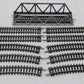 Bachmann & Atlas N Scale Straight & Curved Track Sections w/ Bridge [11] EX