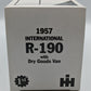First Gear 19-1241 1:34 Die Cast RI 1957 International R-190 w/Dry Goods Van MT/Box