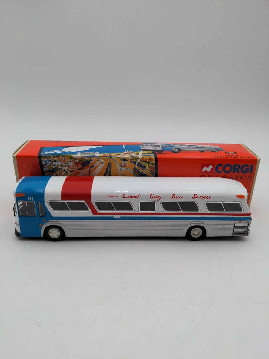Corgi 54401 1:50 Lionel City Bus Services GM 5301 Fishbowl Bus EX/Box
