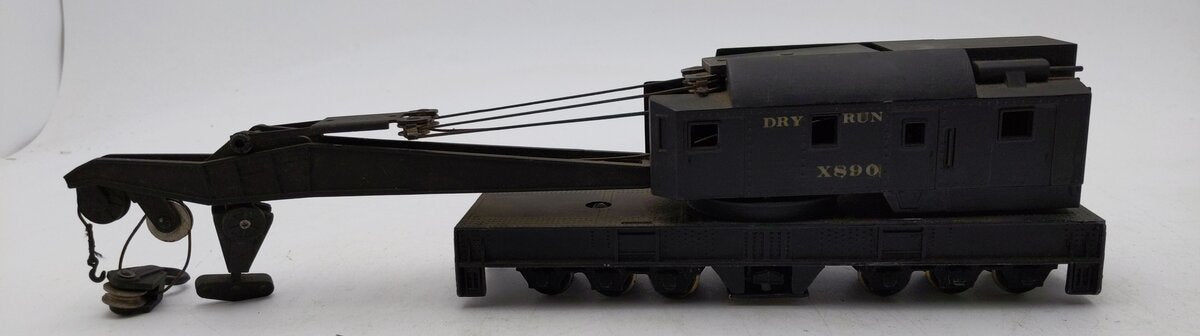 American Flyer Vintage S Scale Dry Run Crane #X890 - Scale Wheels