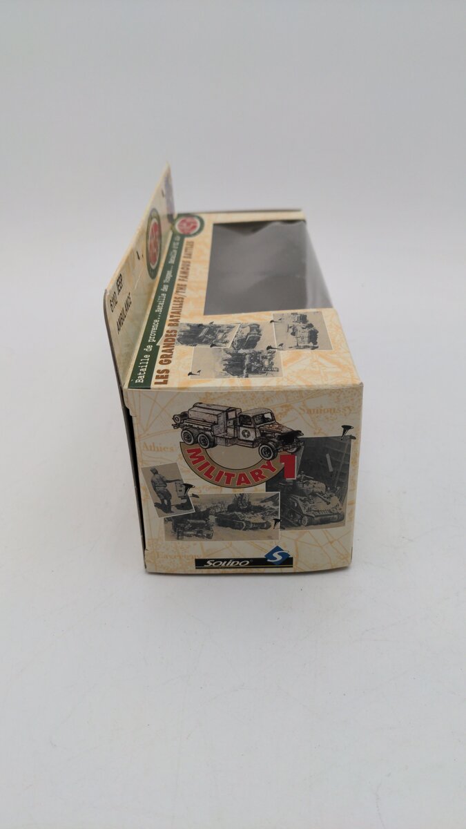 Solido 6112 1:50 Scale Batailles-Battles Millitary Jeep Ambulance Die Cast EX/Box