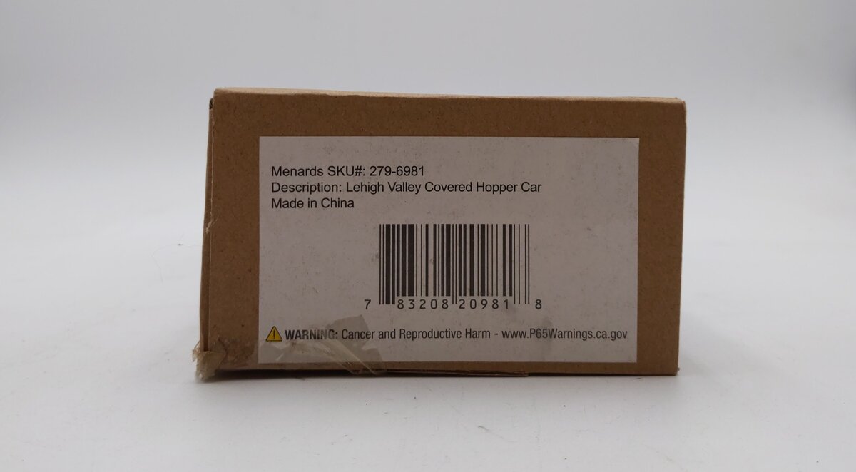 Menards 279-6981 O Lehigh Valley Covered Hopper Car #7149 EX/Box