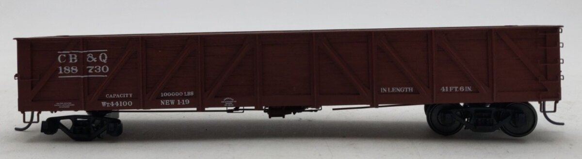 Des Plaines Hobbies SSA16034 S Chicago Burlington & Quincy USRA Gondola #188730 EX/Box