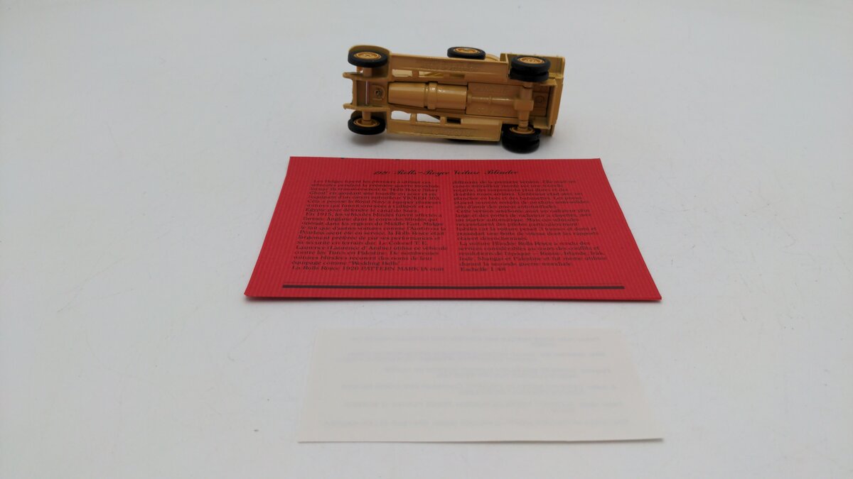 Matchbox YS-38 1920 1:43 Scale Rolls Royce Armored Car Diecast Limited Edition LN/Box