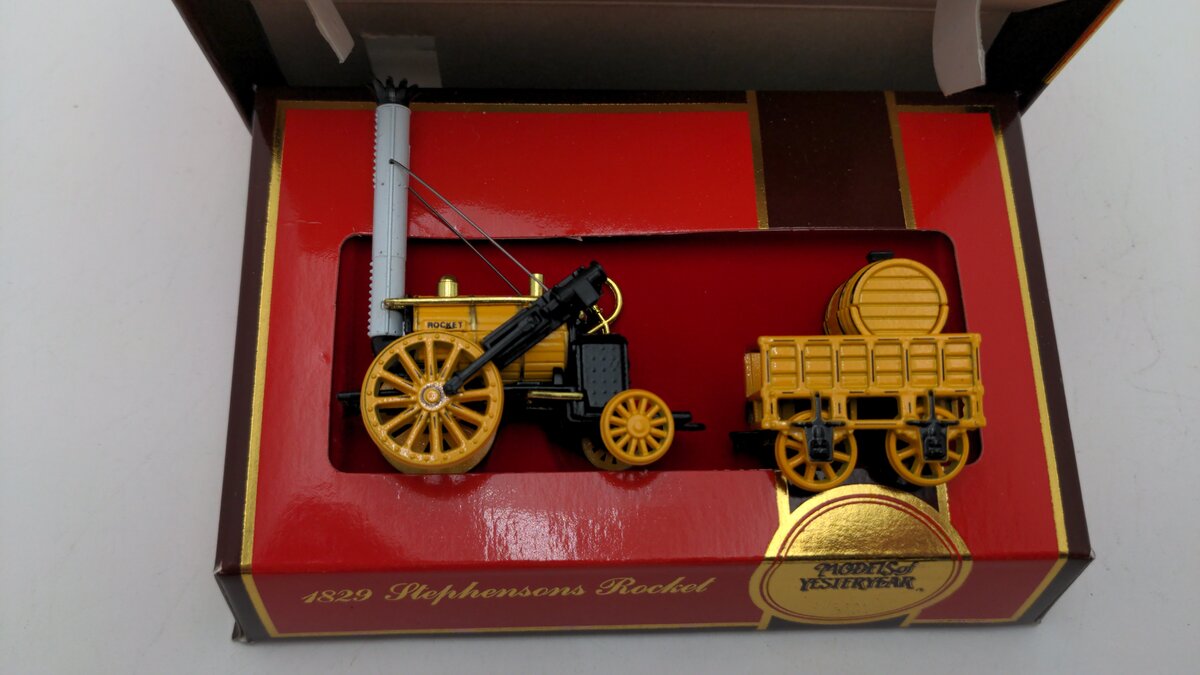Matchbox Y-12 1:64 Scale Model of Yesteryear 1829 Stephenson's Rocket Limited Ed LN/Box