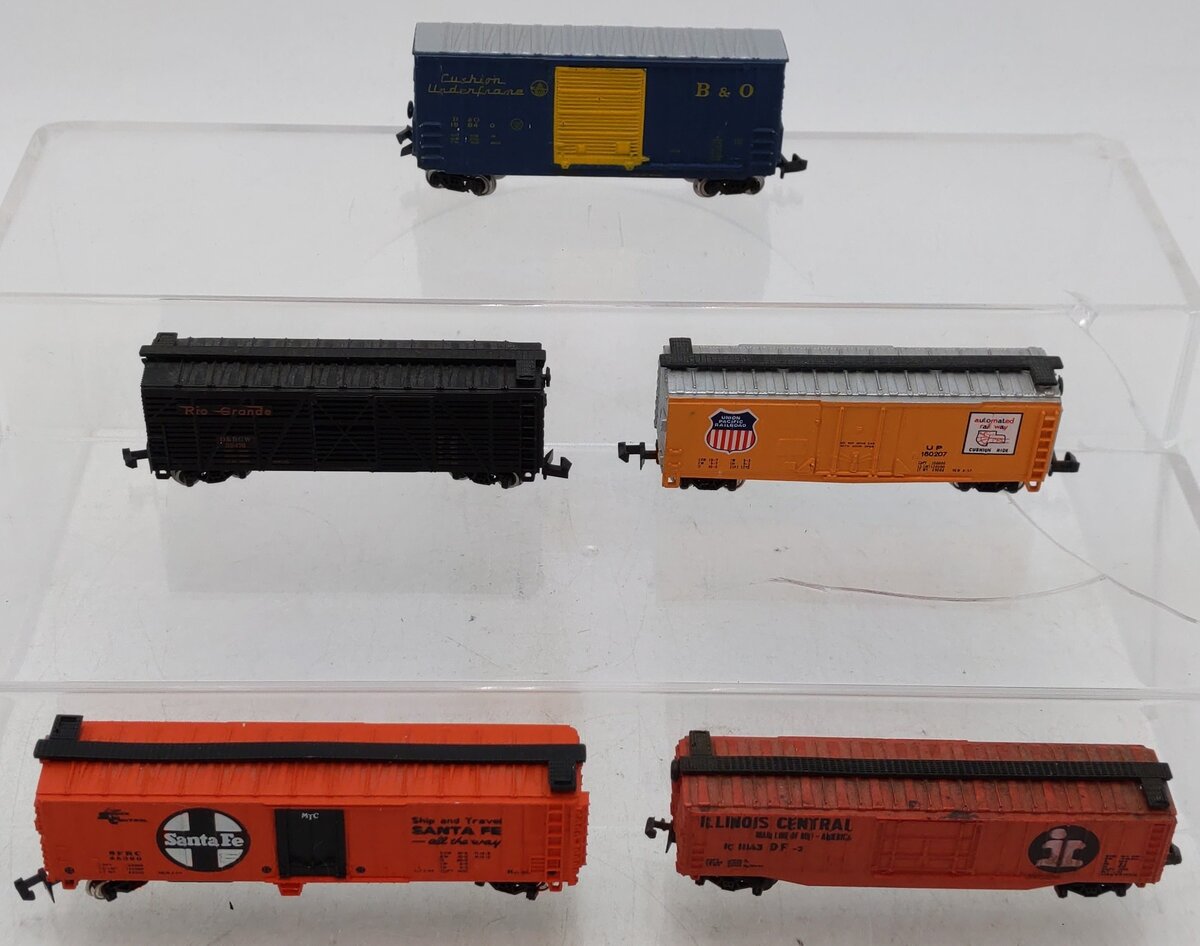 N Scale Assorted Freight Cars [5] VG