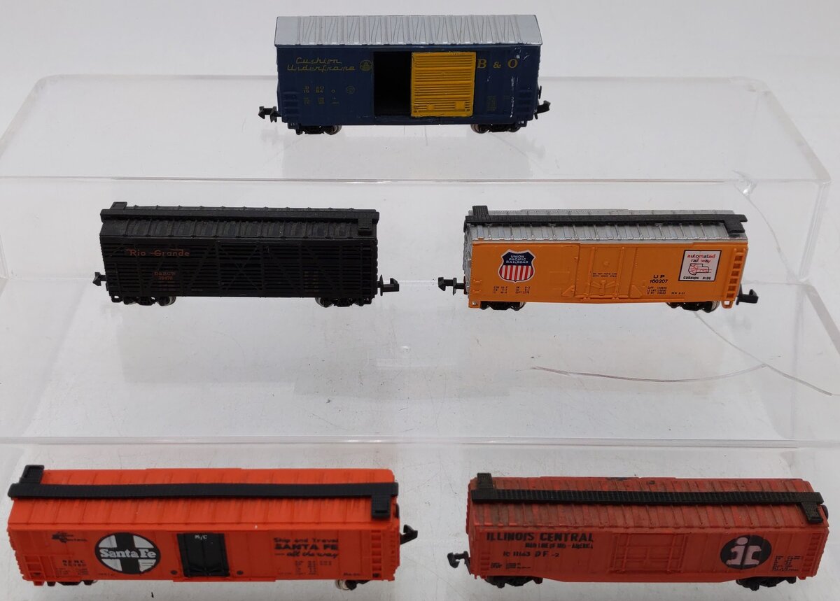 N Scale Assorted Freight Cars [5] VG