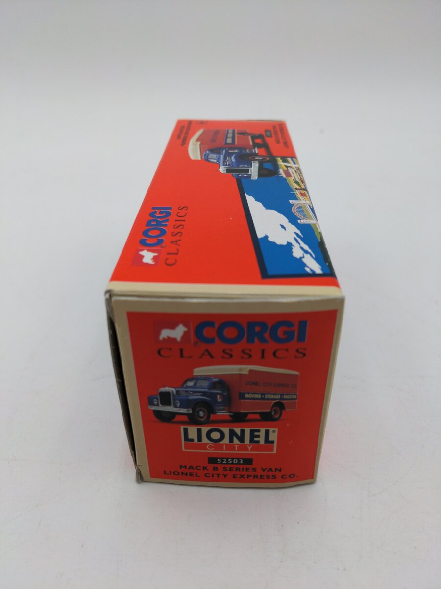 Corgi 52503 1:43 Lionel City Express Co. Mack B Series Moving Van EX/Box