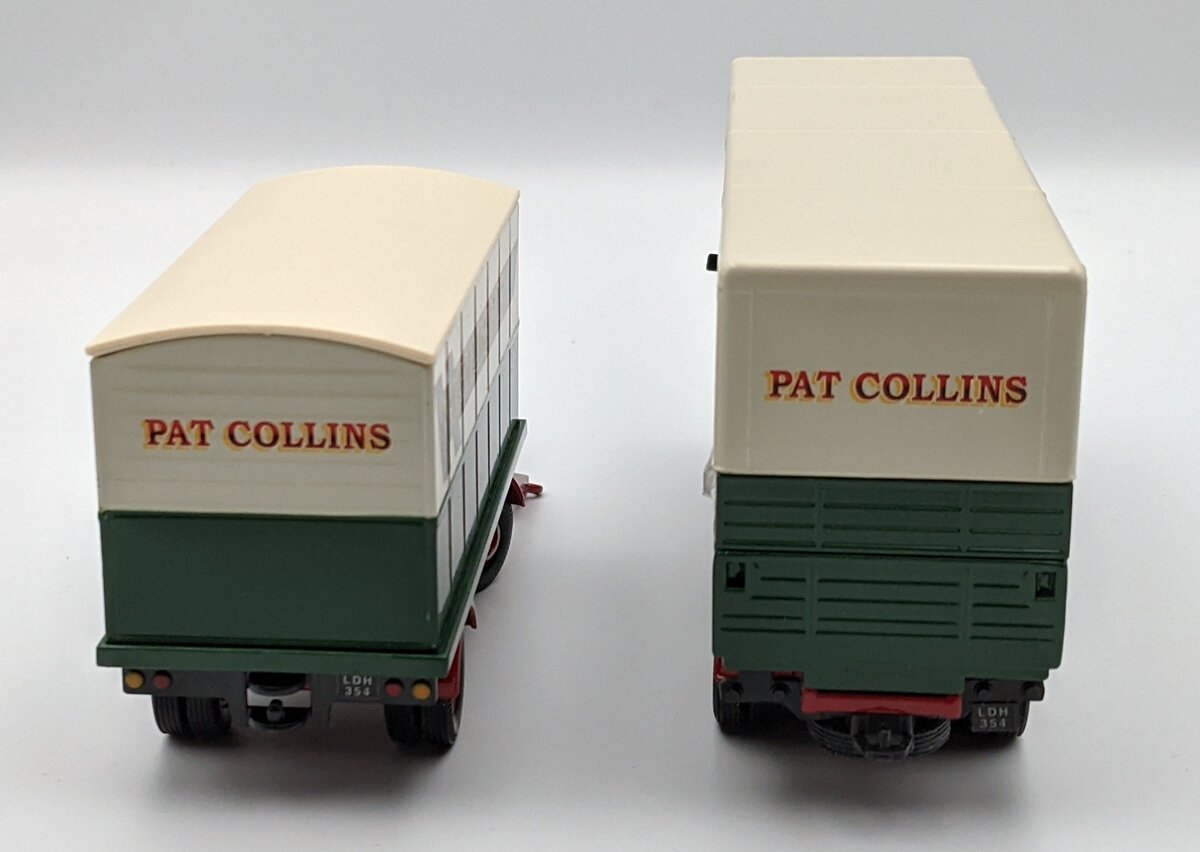 Corgi 099011:50 Pat Collins Fair ERF Dodgem Truck and Box Trailer Set MT/Box