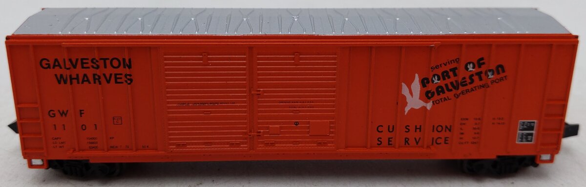 Roundhouse 8346 N Scale Galveston Wharves Boxcar #1101 EX/Box