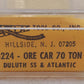 Atlas 3224 N 70T Duluth SS & Atlantic Ore Car #9138 EX/Box