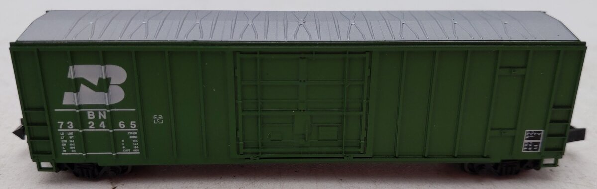 Roundhouse 8829 N Scale Burlington Northern Assembled Boxcar Kit #732465 EX/Box