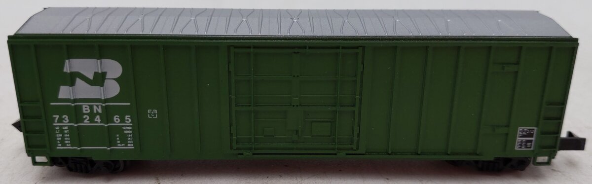 Roundhouse 8829 N Scale Burlington Northern Assembled Boxcar Kit #732465 EX/Box