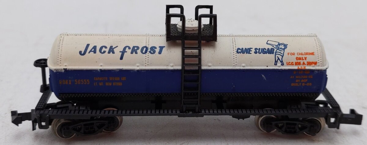Life Like S783B N Scale Jack Frost Tank Car #56555 EX/Box