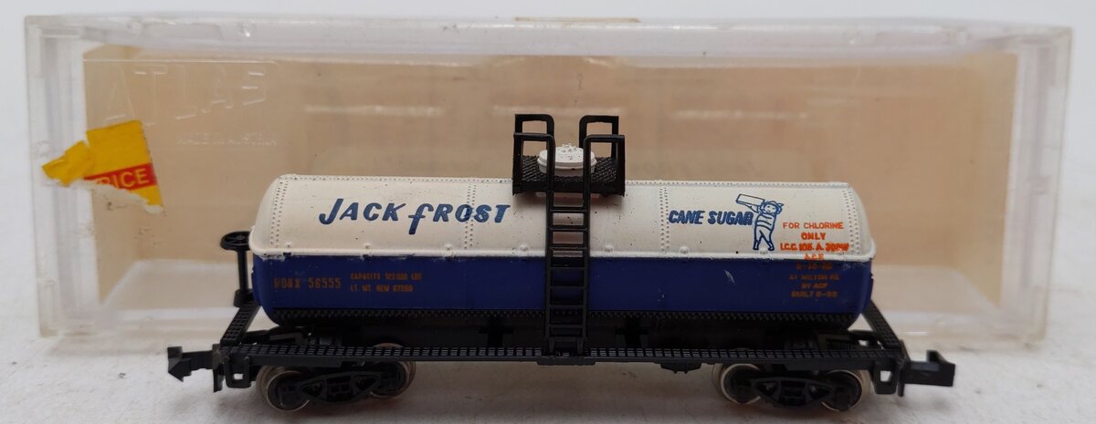 Life Like S783B N Scale Jack Frost Tank Car #56555 EX/Box