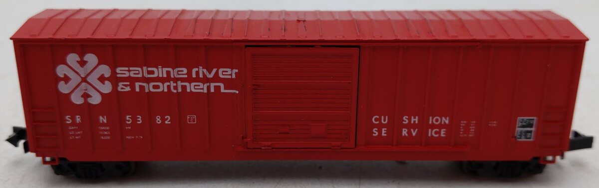 Roundhouse 8286 N Scale Sabine River & Nothern Double Door Boxcar #246479 EX/Box