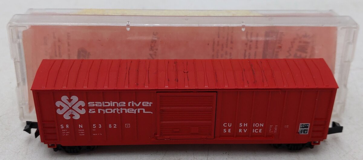 Roundhouse 8286 N Scale Sabine River & Nothern Double Door Boxcar #246479 EX/Box