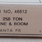 Bachmann 46612 N ATSF 250-Ton Operating Crane Car & Boom Tender EX/Box
