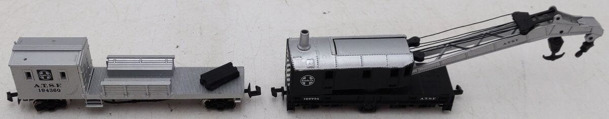 Bachmann 46612 N ATSF 250-Ton Operating Crane Car & Boom Tender EX/Box