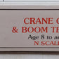 Bachmann 46612 N ATSF 250-Ton Operating Crane Car & Boom Tender EX/Box