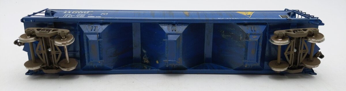 S Scale W&OD Weathered 3 Bay Hopper #11000 EX