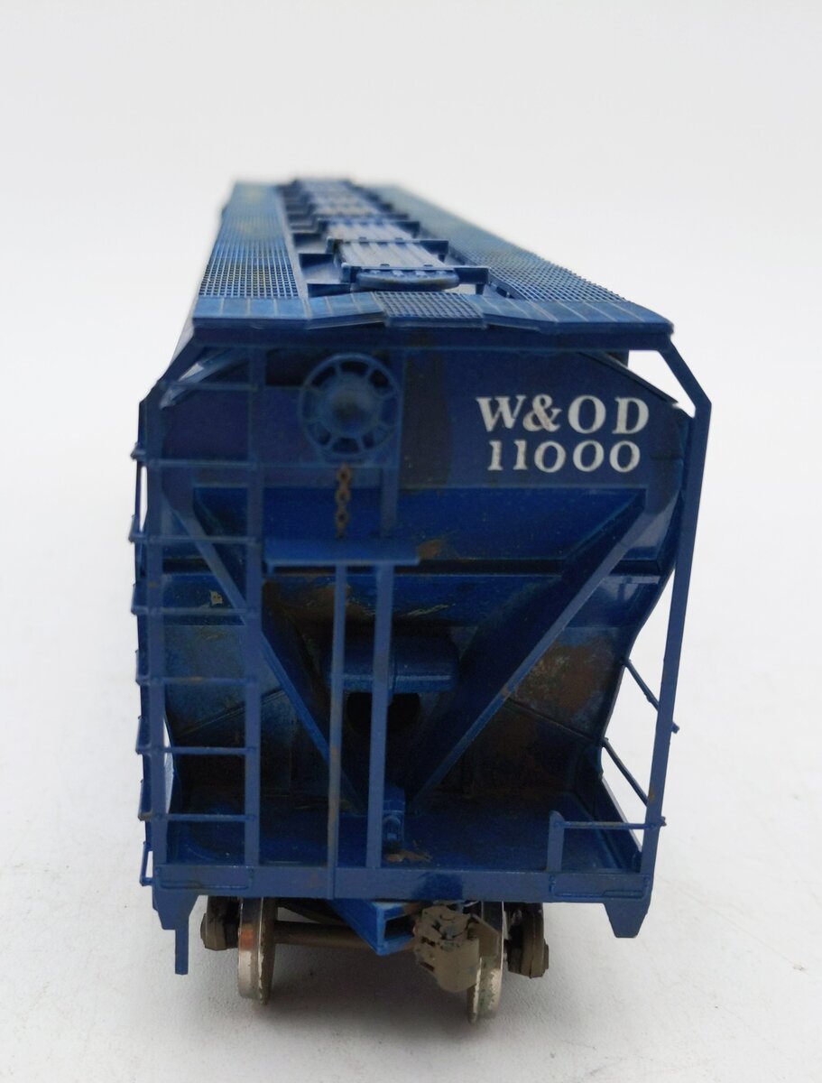S Scale W&OD Weathered 3 Bay Hopper #11000 EX