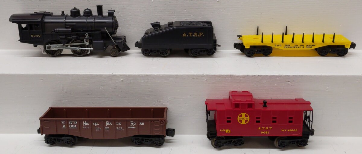 Lionel 6-1381 O Gauge AT&SF Cannonball Train Set EX/Box