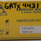 American Models 516-03 S Scale GATX Tank Car (Scale) EX/Box