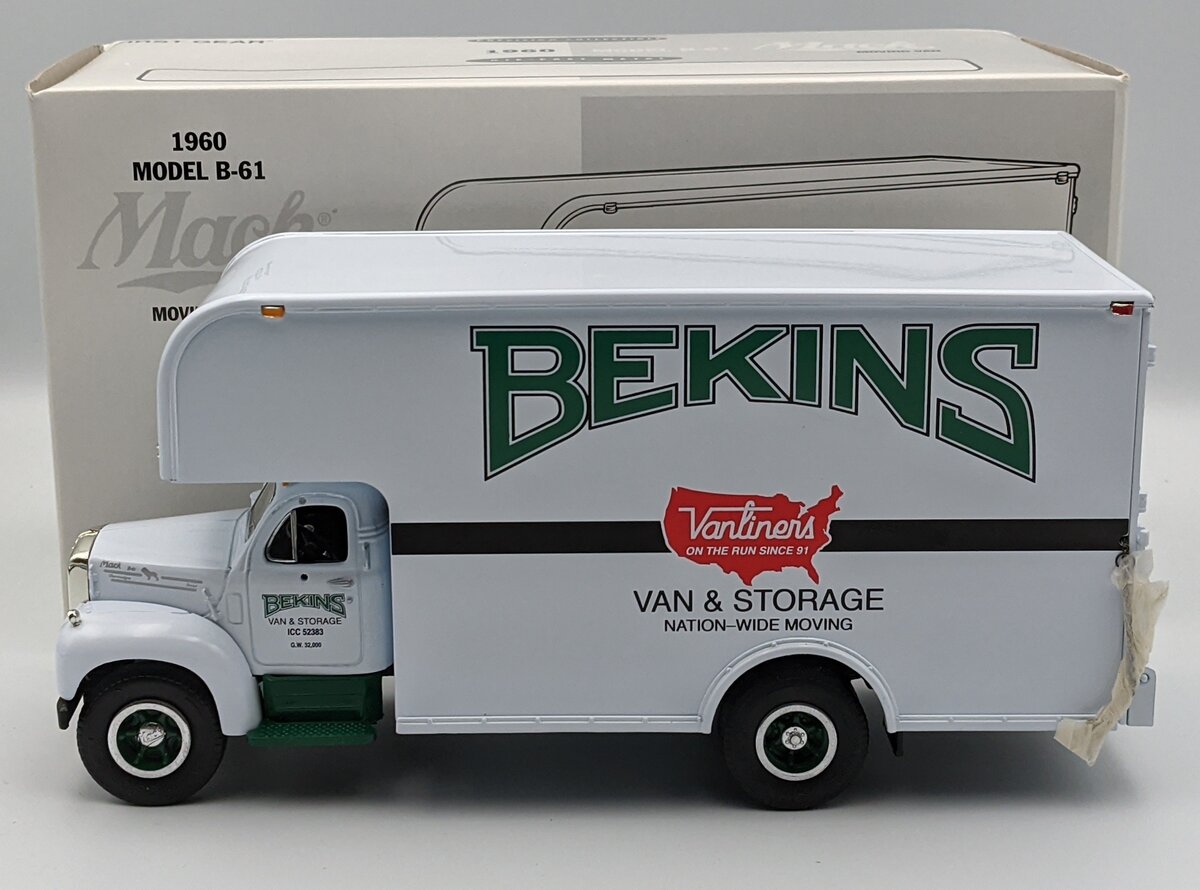 First Gear 18-1944 1:34 1960 Model B-61 Mack Moving Van VG/Box
