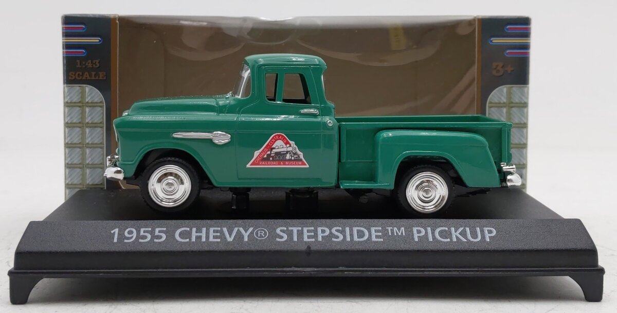 Motormax Toy USA 73415AC 1:43 Chehalis 1955 Chevy Stepside Pick-Up Truck EX/Box