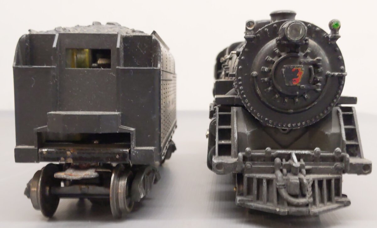 Lionel 675 Vintage O 2-6-2 K-4 Pacific Die-Cast Steam Locomotive & 2466WX Tender VG