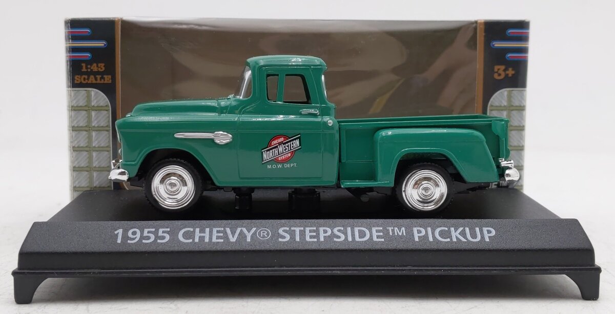 Motormax Toy USA 73415AC 1:43 Northwestern 1955 Chevy Stepside Pick-Up Truck EX/Box
