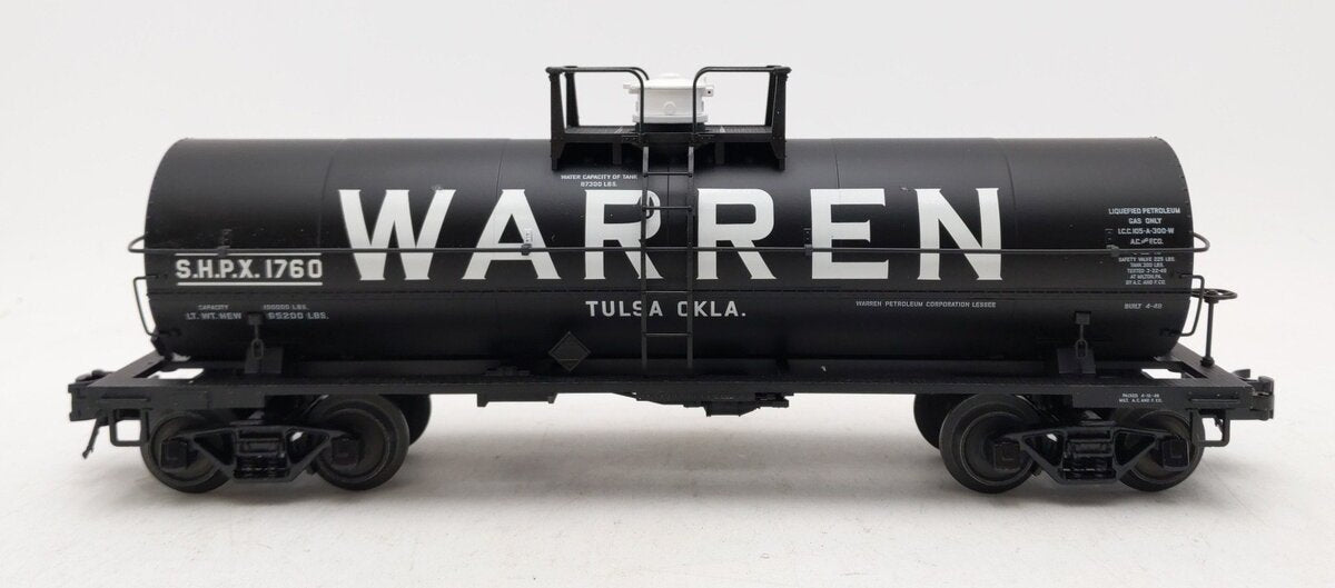 Atlas 8219-2 O Gauge SHPX Warren 11,000 Gallon Tank Car #1760 (3 Rail) LN/Box