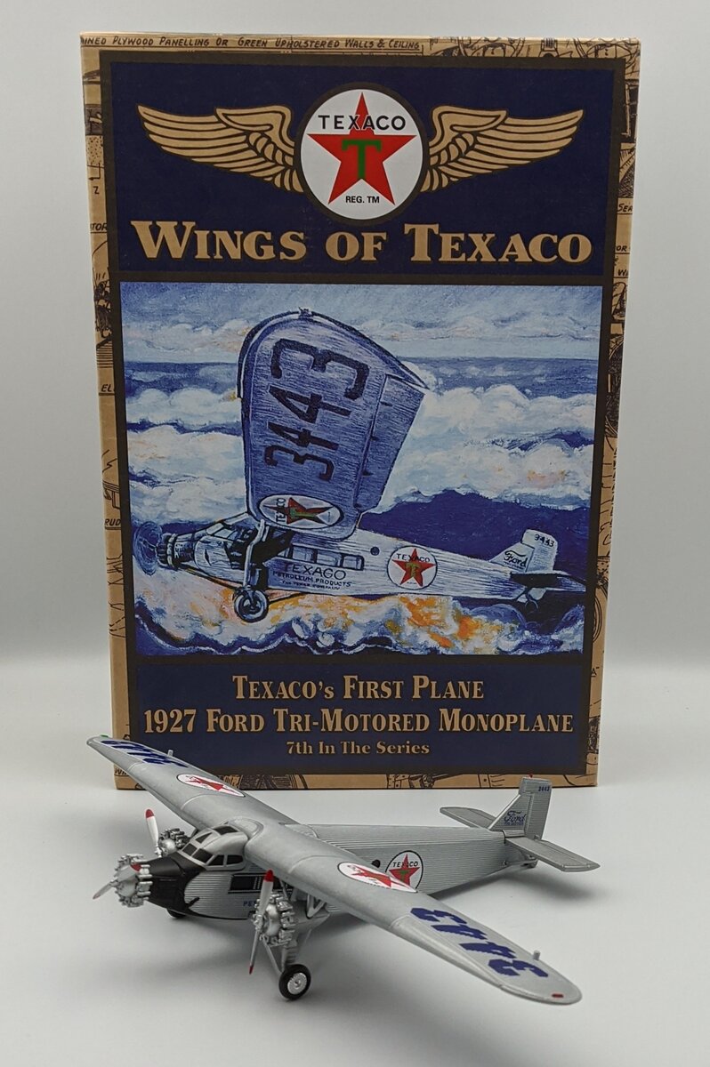 Ertl 36910 1:72 Texaco - Wings Of Texaco #7 1927 Ford Tri-Motor Monoplane MT/Box