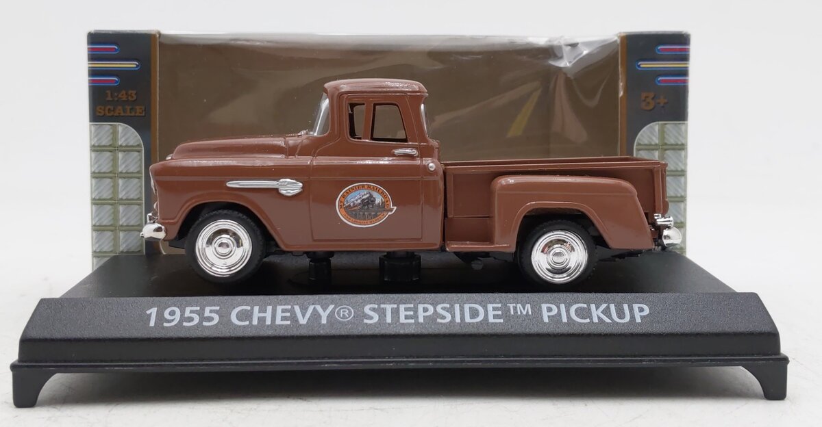Motor Max Toy USA 73415AC 1:43 Mt. Rainier 1955 Chevy Step side Pick-Up Truck EX/Box