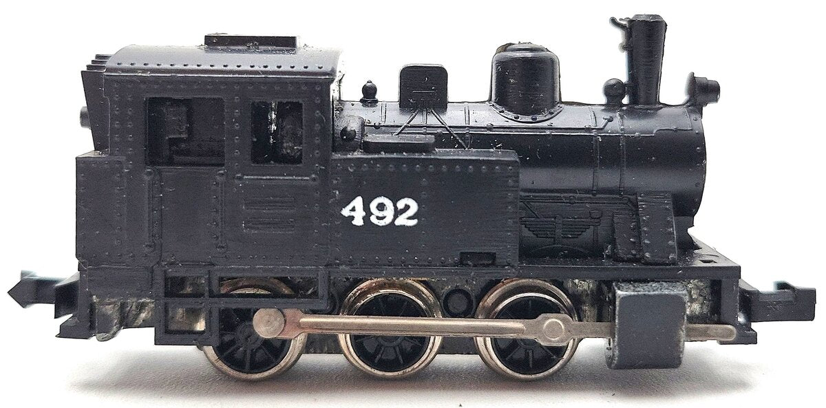 Model Power N Scale Steam Locomotive #492 EX