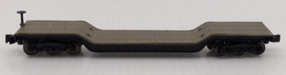 Bachmann 71399 N Undecorated 52' Center-Depressed Flat Car with No Load
