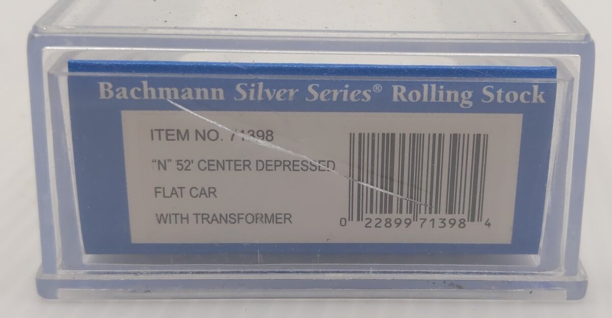 Bachmann 71398 N 52' Depressed Center Flatcar w/Transformer LN/Box