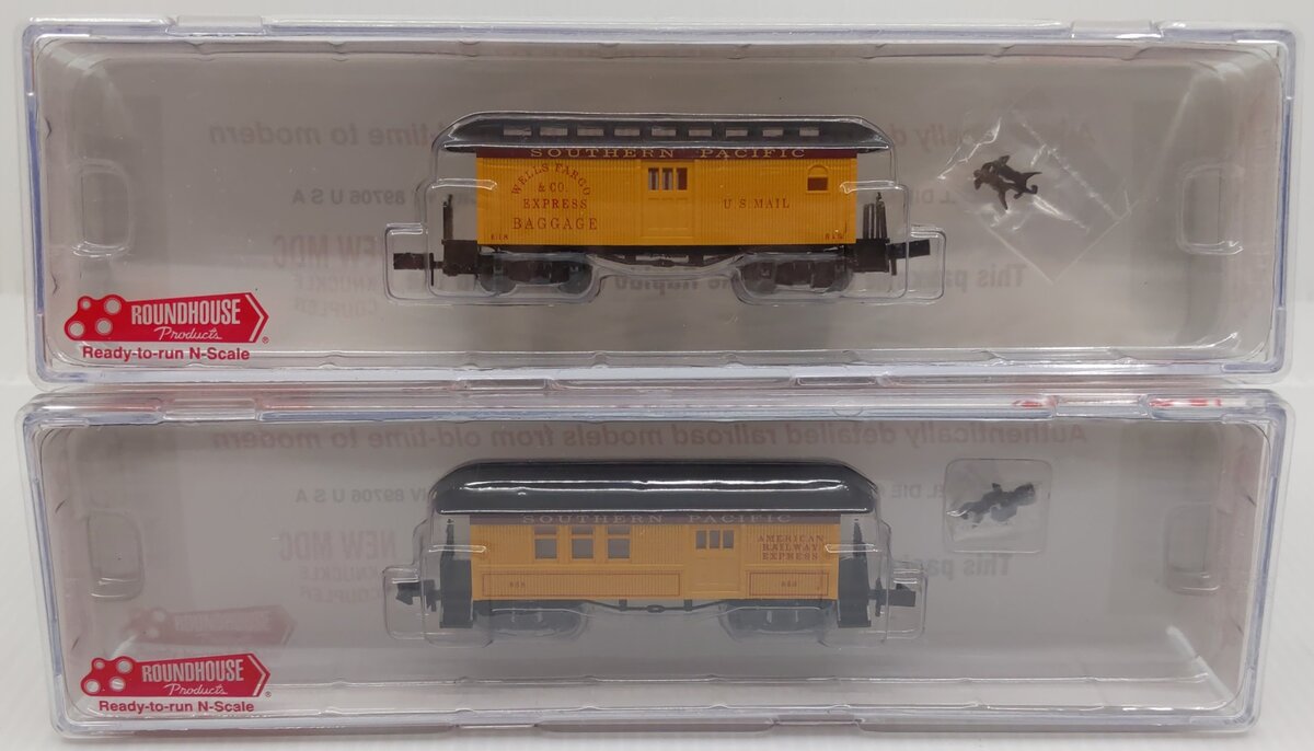 Roundhouse 89431 N Southern Pacific Ready-To-Run Passenger Cars (Pack of 4) LN/Box