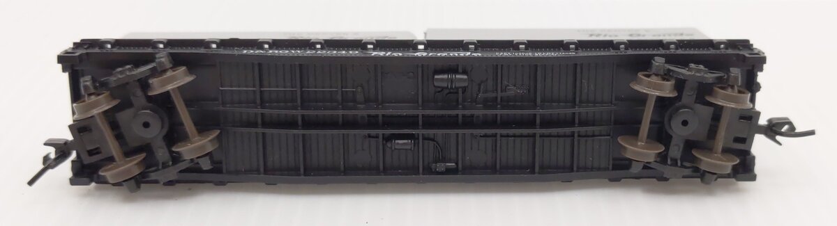 Atlas 37604A N Scale D&RGW 50' Flatcar w/2 Trailers #22349