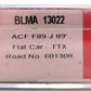 BLMA Models 13022 N Scale TTX ACF F89-J 89' Flat Car #601308 LN/Box