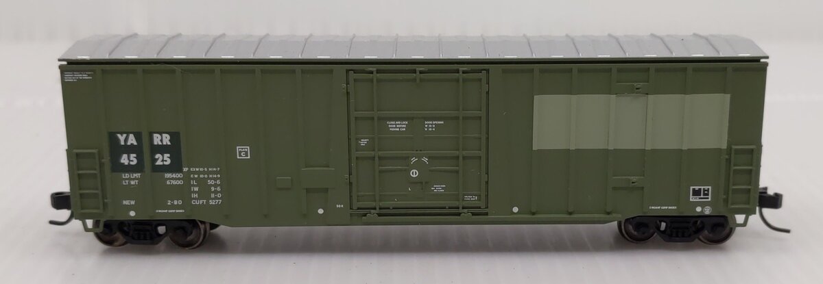 Atlas 50003568 N Scale YARR NSC 50' Plug Door Box Car #4525