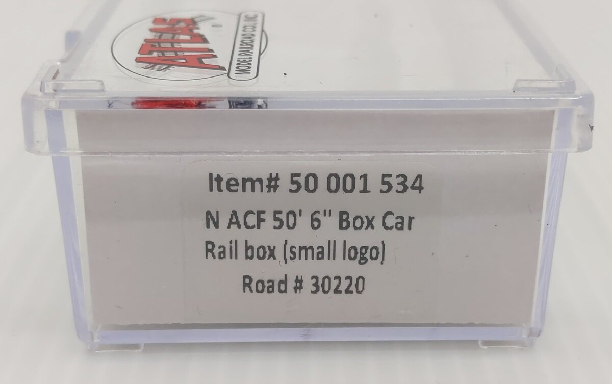 Atlas 50001534 N Scale Railbox 50'6 Boxcar #30220