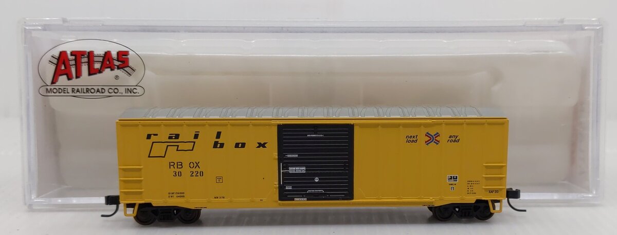 Atlas 50001534 N Scale Railbox 50'6 Boxcar #30220