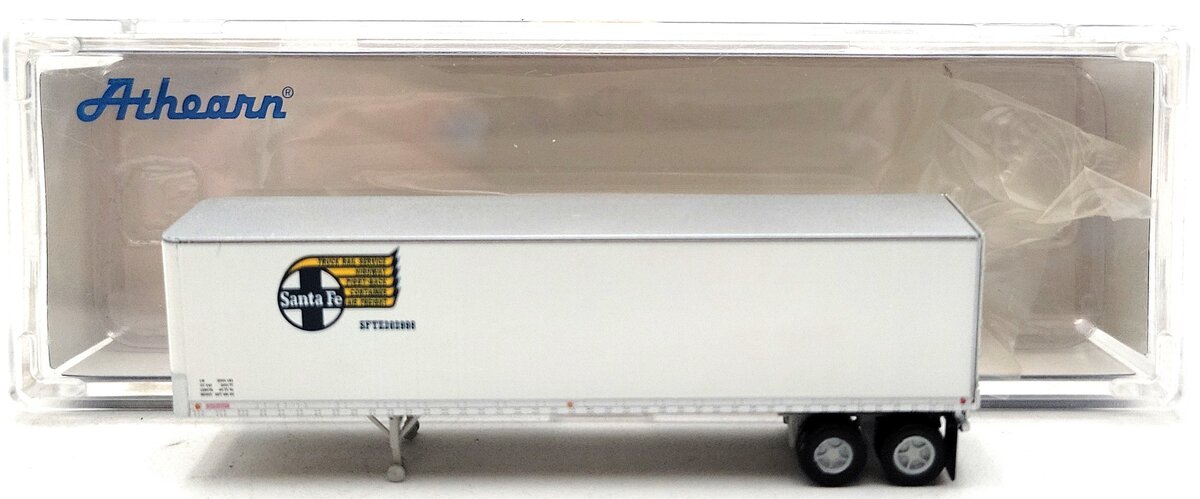 Athearn 14238 N Santa Fe 40' Fruehauf Z-Van Trailer #2 LN/Box