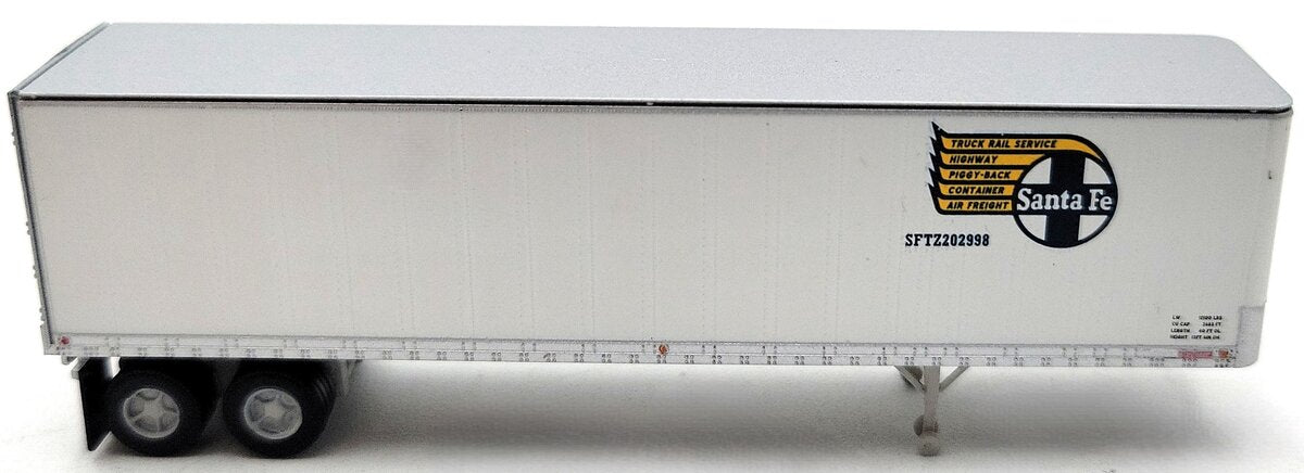 Athearn 14238 N Santa Fe 40' Fruehauf Z-Van Trailer #2 LN/Box