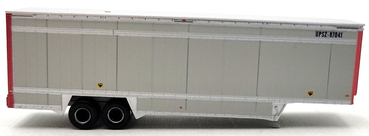 Athearn 6901 N UPS 40' Drop Sill Parcel Trailer,Red Ends #87041 LN/Box