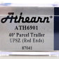 Athearn 6901 N UPS 40' Drop Sill Parcel Trailer,Red Ends #87041 LN/Box