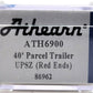 Athearn 6900 N UPS 40' Drop Sill Parcel Trailer,Red Ends #86962 LN/Box